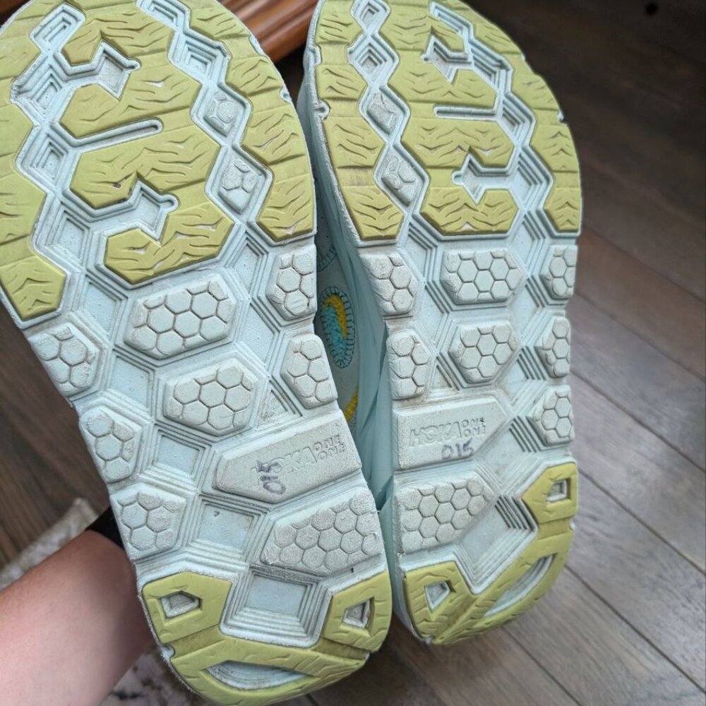 Hoka One One U Clifton L Embroidery Sneaker Shoes, Size Men 9.5 / Women 10,5 US - Picture 13 of 14